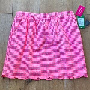 Lilly Pulitzer Vibrant Pink and White Mimosa Skirt